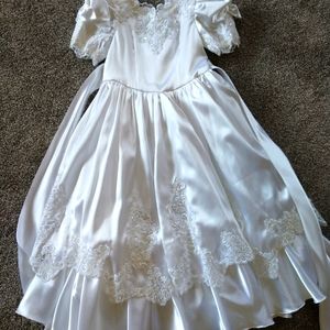 Vintage GIRLS L Bridal gown